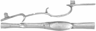Triggerguard, Lancaster County, sand cast nickel silver